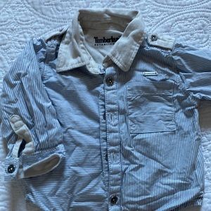 TIMBERLAND Infant Boys Button Up Shirt - size 6 months